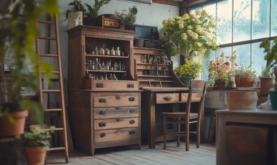Découvrez les trésors cachés des meubles de métiers vintage